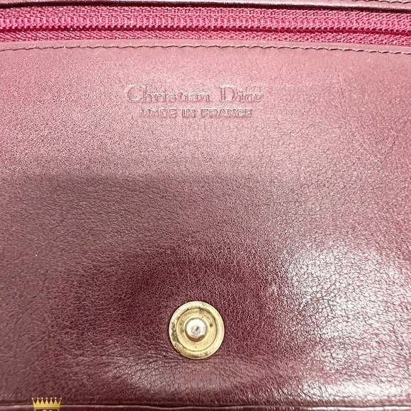 Christian Dior bifold long wallet